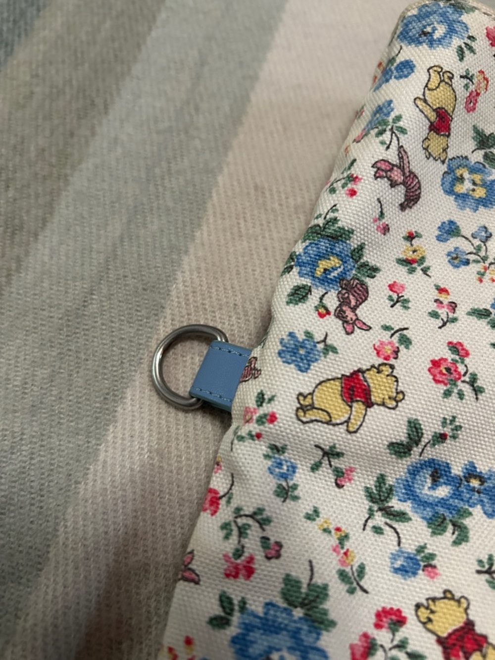 Disney X Cath Kidston Reversible Floral Winnie the Pooh Canvas Bag - Picture 4 of 9